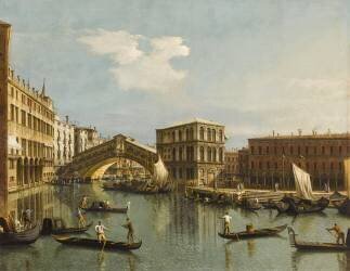 Le Pont du Rialto (Canaletto) - Muzeo.com