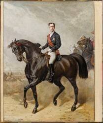 Le Prince Impérial à cheval (Charles Porion) - Muzeo.com