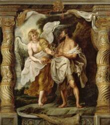 Le Prophète Elie et l'ange (Pierre Paul Rubens) - Muzeo.com