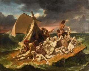 Le radeau de la Méduse, esquisse (Théodore Géricault) - Muzeo.com