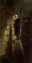 Le Rat de bibliothèque (Carl Spitzweg) - Muzeo.com