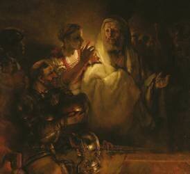 Le reniement de saint Pierre (Rembrandt) - Muzeo.com