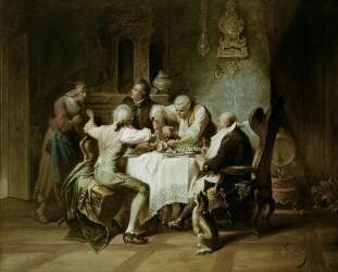 Le repas luxueux (Jakob Emanuel Gaisser) - Muzeo.com