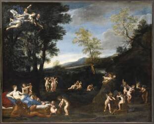 Le Repos de Vénus et de Vulcain ou Le Feu (L'Albane) - Muzeo.com