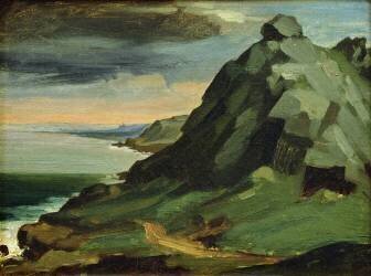Le Rocher de Catel (Jean-François Millet) - Muzeo.com