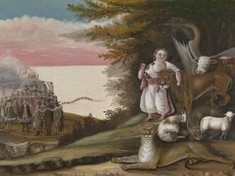 The Peaceable Kingdom (Edward Hicks) - Muzeo.com
