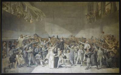 Le serment du Jeu de Paume, 20 juin 1789 (Luc Olivier Merson) - Muzeo.com