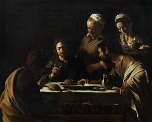 Le Souper à Emmaüs (Le Caravage) - Muzeo.com