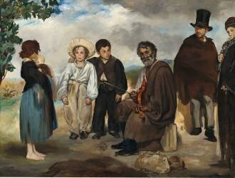 Le vieux musicien (Edouard Manet) - Muzeo.com