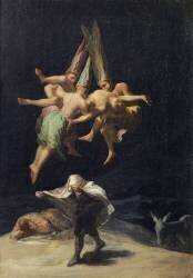 Le vol des sorcières (Francisco de Goya) - Muzeo.com