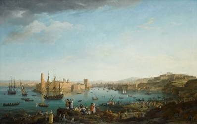 L'entrée du port de Marseille (Joseph Vernet) - Muzeo.com