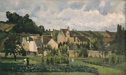 L'Ermitage à Pontoise (Camille Pissarro) - Muzeo.com