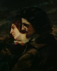 Les amoureux de la campagne (Gustave Courbet) - Muzeo.com