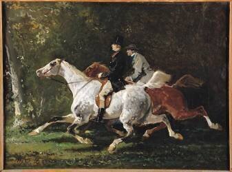 Les cavaliers (Alfred Dedreux) - Muzeo.com
