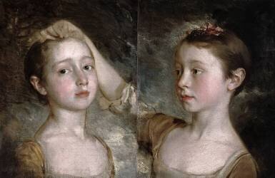 Les Filles du Peintre, Mary et Margaret (Thomas Gainsborough) - Muzeo.com