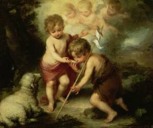 Les garçons avec la coquille (Bartolomé Esteban Murillo) - Muzeo.com