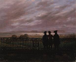 Les poètes Vasily Andreyevich Zhukovsky (Caspar David Friedrich) - Muzeo.com