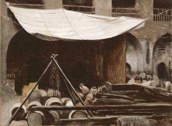 Les souks au cœur du Caire (Jean-Léon Gérôme) - Muzeo.com