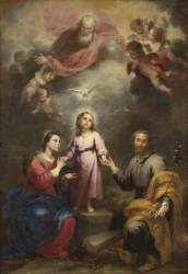 Les Trinités céleste et terrestre (Bartolomé Esteban Murillo) - Muzeo.com