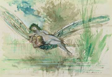 Libellule (Gustave Moreau) - Muzeo.com