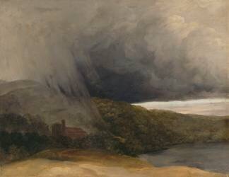L'orage au bord d'un lac (Pierre Henri de Valenciennes) - Muzeo.com