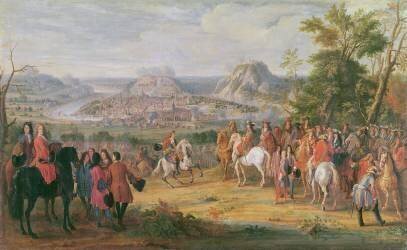 Louis XIV au siège de Besançon en mai 1674 (Pierre Denis Martin) - Muzeo.com