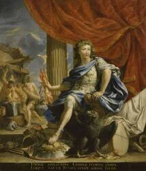 Louis XIV en Jupiter vainqueur de la Fronde (Charles Poerson le Père) - Muzeo.com