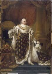 Louis XVIII, roi de France et de Navarre (1755-1824) (Antoine-Jean Gros) - Muzeo.com