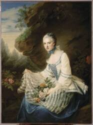 Louise-Elisabeth de Maillé, marquise de Soran (François-Hubert Drouais) - Muzeo.com