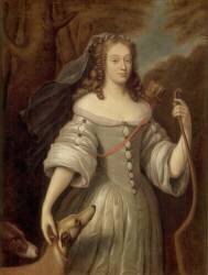 Louise-Françoise de la Baume-Le-Blanc (1644-1710), représentée en compagne de Diane (Claude Lefebvre) - Muzeo.com