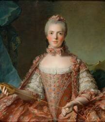 Madame Adélaïde de France (1732-1800) faisant des noeuds (Jean-Marc Nattier) - Muzeo.com