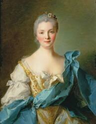 Madame de la Porte (Jean-Marc Nattier) - Muzeo.com