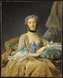 Madame de Sorquainville (Jean-Baptiste Perronneau) - Muzeo.com