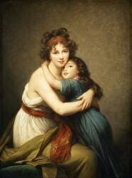 Madame Vigée-Le Brun et sa fille, Jeanne-Lucie, dite Julie (1780-1819) (Elisabeth Vigée Le Brun) - Muzeo.com