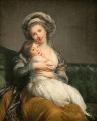 Madame Vigée-Le Brun et sa fille, Jeanne Marie-Louise (1780-1819) (Elisabeth Vigée Le Brun) - Muzeo.com