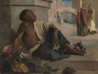 Marchand de tortues à Venise (Pierre Puvis de Chavannes) - Muzeo.com
