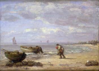 Marée basse près de Honfleur (Eugène Boudin) - Muzeo.com