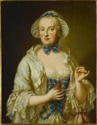 Marie-Anne-Sophie de Saxe, princesse électrice de Bavière (1728-1797) (Georg Desmarées) - Muzeo.com