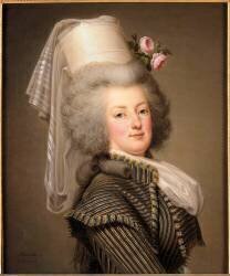 Marie-Antoinette de Lorraine-Habsbourg, reine de France, en habit d'amazone en 1788 (1755-1793) (Adolf Ulrik Wertmuller) - Muzeo.com