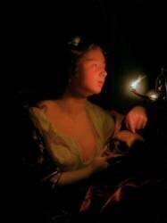 Marie-Madeleine en deuil (Godfried Schalcken) - Muzeo.com