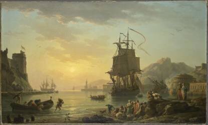 Marine, le retour de pêche (Joseph Vernet) - Muzeo.com