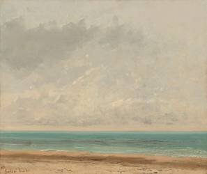 Mer calme (Gustave Courbet) - Muzeo.com