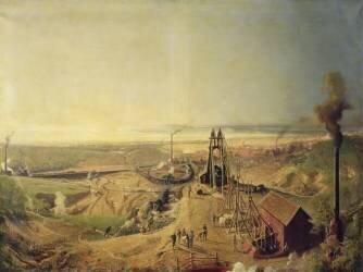 Mines de charbon et carrières d'argile à Montchanin (Ignace-François Bonhommé) - Muzeo.com