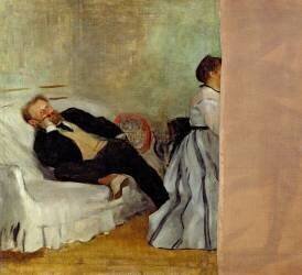 Monsieur et Madame Edouard Manet (Edgar Degas) - Muzeo.com