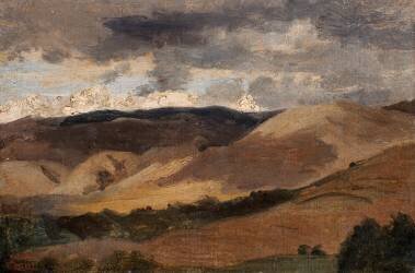 Montagnes d'Auvergne (Jean-Baptiste Camille Corot) - Muzeo.com