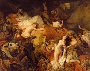 Mort de Sardanapale (Eugène Delacroix) - Muzeo.com