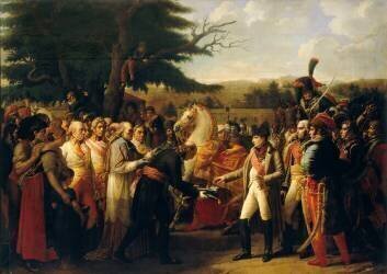 Napoléon Ier recevant les clefs de Vienne à Schönbrunn, le 13 novembre 1805 (Anne-Louis Girodet) - Muzeo.com