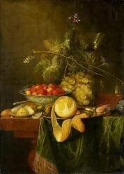 Nature morte au citron pelé (Jan Davidz de Heem) - Muzeo.com