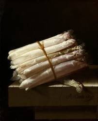 Nature morte aux asperges (Adriaen Coorte) - Muzeo.com