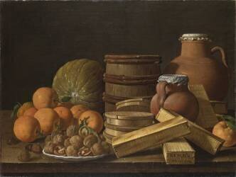 Nature morte aux oranges et aux noix (Luis Meléndez) - Muzeo.com